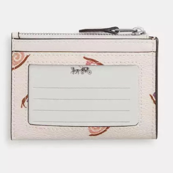 NWT Coach Mini Skinny Id Case With Snail Print - Picture 2 of 3